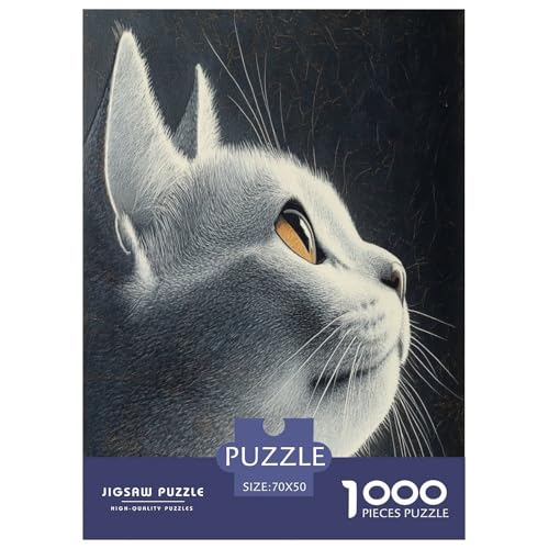 Russisch Blau Puzzle 1000-teilige Schwer Puzzle Spielzeug Lernspiel Impossible Herausforderungsspielzeug Für Erwachsene Kinder 70x50cm/1000pcs Russisch Blau Puzzle 1000-teilige Schwer Puzzle Spielzeug Lernspiel Impossible Herausforderungsspielzeug Für Erwachsene Kinder 70x50cm/1000pcs von VOXAVQRAN