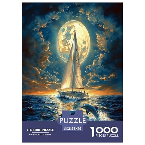 Segelboot Puzzles 1000 Teile Schwer Puzzle Spielzeug Pädagogisches Spiel Impossible Herausforderungsspielzeug Für Erwachsene Und Kinder in Bewährter 38x26cm/1000pcs Segelboot Puzzles 1000 Teile Schwer Puzzle Spielzeug Pädagogisches Spiel Impossible Herausforderungsspielzeug Für Erwachsene Und Kinder in Bewährter 38x26cm/1000pcs von VOXAVQRAN