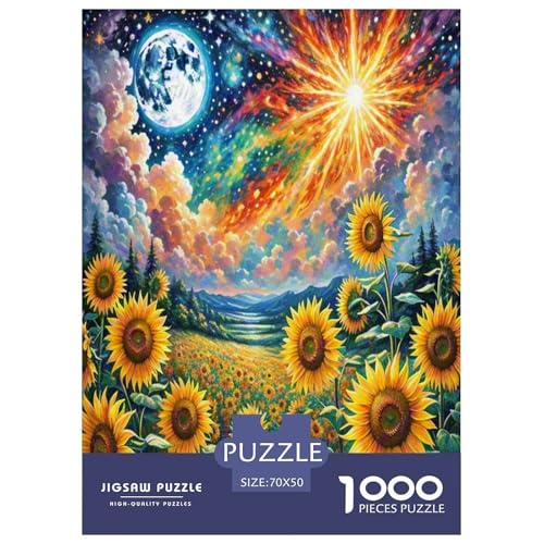 Sonnenblumen Puzzles 1000 Teile Schwer Puzzle Spielzeug Lernspiel Impossible Herausforderungsspielzeug Für Erwachsene Und Kinder Ab 14 Jahren 70x50cm/1000pcs Sonnenblumen Puzzles 1000 Teile Schwer Puzzle Spielzeug Lernspiel Impossible Herausforderungsspielzeug Für Erwachsene Und Kinder Ab 14 Jahren 70x50cm/1000pcs von VOXAVQRAN