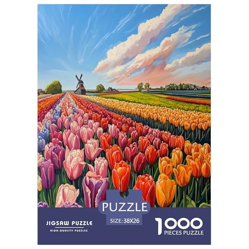 Tulpen Puzzle 1000-teilige Schwer Puzzle Spielzeug Lernspiel Impossible Herausforderungsspielzeug Für Erwachsene Und Kinder Ab 14 Jahren 38x26cm/1000pcs Tulpen Puzzle 1000-teilige Schwer Puzzle Spielzeug Lernspiel Impossible Herausforderungsspielzeug Für Erwachsene Und Kinder Ab 14 Jahren 38x26cm/1000pcs von VOXAVQRAN