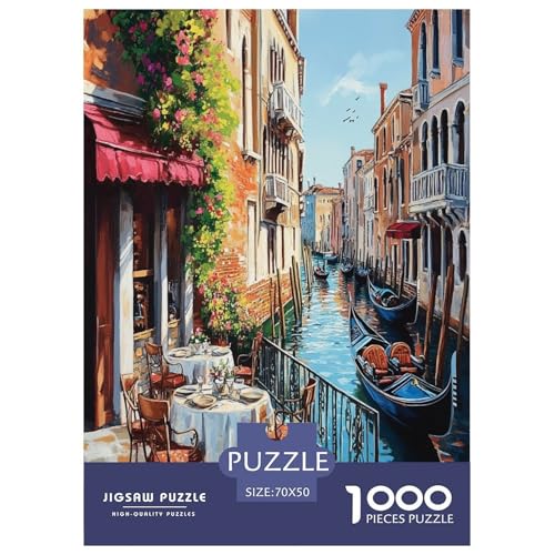 Venedig Wasserstadt Puzzles 1000 Teile Schwer Puzzle Spielzeug Pädagogisches Spiel Impossible Herausforderung Spielzeug Für Erwachsene Kinder 70x50cm/1000pcs Venedig Wasserstadt Puzzles 1000 Teile Schwer Puzzle Spielzeug Pädagogisches Spiel Impossible Herausforderung Spielzeug Für Erwachsene Kinder 70x50cm/1000pcs von VOXAVQRAN