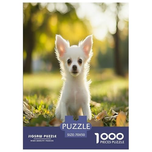 Chihuahua Puzzle 1000-teilige Schwer Puzzle Spielzeug Lernspiel Impossible Herausforderung Spielzeug Für Erwachsene Und Kinder Ab 12 Jahren 70x50cm/1000pcs Chihuahua Puzzle 1000-teilige Schwer Puzzle Spielzeug Lernspiel Impossible Herausforderung Spielzeug Für Erwachsene Und Kinder Ab 12 Jahren 70x50cm/1000pcs von VOXYTMLWG