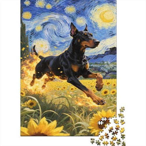 Doberman Pinscher 1000 Teile Puzzle Sonnenblumen Ölmalerei Erwachsenenpuzzle Mit Bildungsherausforderungen Umweltfreundliches Holzpuzzle Wohndekoration Geburtstagsgeschenk Erwachsene Kinder 1000pcs (7 Doberman Pinscher 1000 Teile Puzzle Sonnenblumen Ölmalerei Erwachsenenpuzzle Mit Bildungsherausforderungen Umweltfreundliches Holzpuzzle Wohndekoration Geburtstagsgeschenk Erwachsene Kinder 1000pcs (7 von VOXYTMLWG
