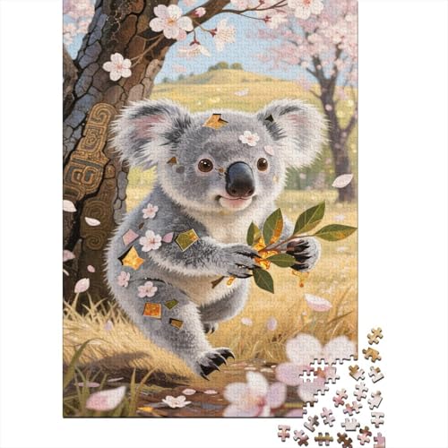 Koala 1000 Teile Puzzle Erwachsenenpuzzle Mit Herausforderungsspiel Umweltfreundliches Holzpuzzle Wohndekoration Collection Puzzle Für Erwachsene Kinder 1000pcs (75x50cm) von VOXYTMLWG