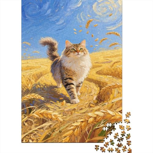 Ragdoll 1000 Pieces Puzzle Goldene Reisfelder Puzzles Für Erwachsene Bildungsherausforderungen Umweltfreundliches Holzpuzzle Wohndekoration Collection Puzzle Für Erwachsene Kinder 1000pcs (75x50cm) von VOXYTMLWG