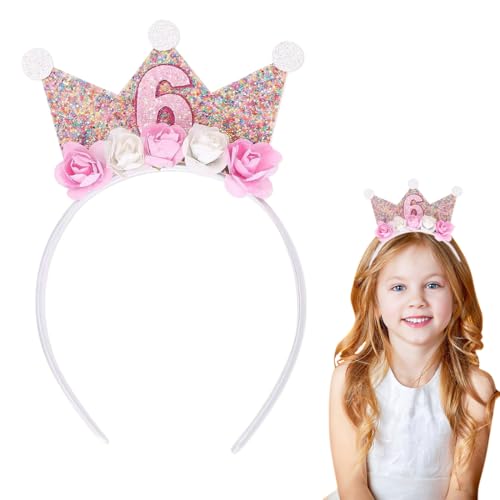 VPOUERY 1 Stück Geeignet für 6 Jahr Niedlich Krone Geburtstag Mädchen Geschenk,6 Geburtstag Kronenkopfschmuck,Für Mädchen 6-jährige Tortenfeier,Prinzessin Haarreif VPOUERY 1 Stück Geeignet für 6 Jahr Niedlich Krone Geburtstag Mädchen Geschenk,6 Geburtstag Kronenkopfschmuck,Für Mädchen 6-jährige Tortenfeier,Prinzessin Haarreif von VPOUERY
