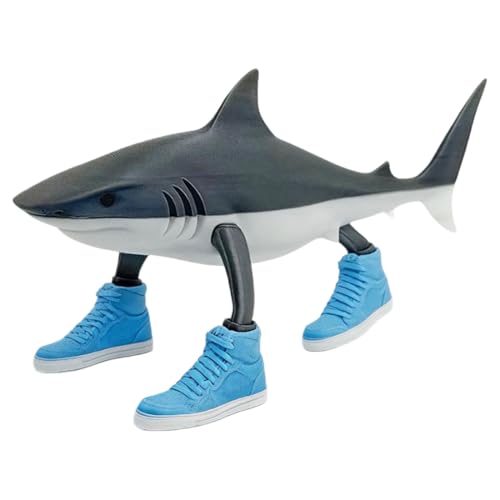 VPOUERY Tralalero Tralala Schreibtischdekoration, Italienischer Brainrot Hai Spielzeug,Hai in Sneakers, virale Gehirnrot-Sammelfiguren für Schreibtisch, Heimdekoration VPOUERY Tralalero Tralala Schreibtischdekoration, Italienischer Brainrot Hai Spielzeug,Hai in Sneakers, virale Gehirnrot-Sammelfiguren für Schreibtisch, Heimdekoration von VPOUERY