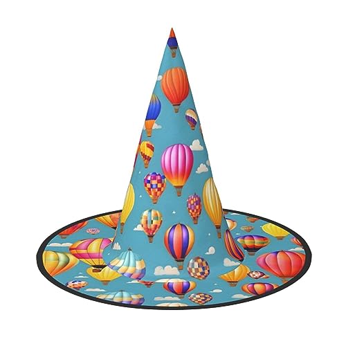 VPPUR Heißluftballon-Druck, Zaubererhut, Erwachsene, Karneval, Halloween, Party-Accessoire, Mottopartys, Cosplay VPPUR Heißluftballon-Druck, Zaubererhut, Erwachsene, Karneval, Halloween, Party-Accessoire, Mottopartys, Cosplay von VPPUR