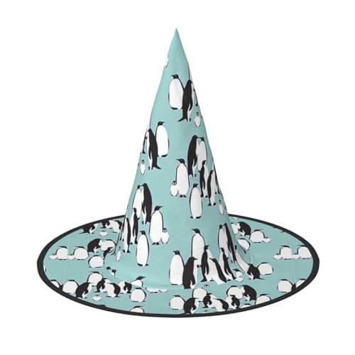 VPPUR Niedlicher Pinguin-Druck Zaubererhut Erwachsene Karneval Halloween Hut Party Zubehör Mottopartys Cosplay VPPUR Niedlicher Pinguin-Druck Zaubererhut Erwachsene Karneval Halloween Hut Party Zubehör Mottopartys Cosplay von VPPUR