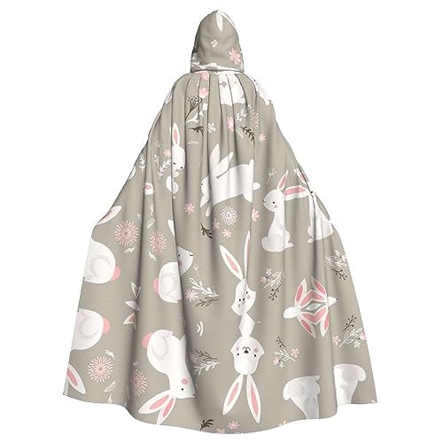 VPPUR Osterhasen-Umhang mit Kapuze für Damen und Herren, Halloween, Cosplay, Karneval, Partys, Themenveranstaltungen VPPUR Osterhasen-Umhang mit Kapuze für Damen und Herren, Halloween, Cosplay, Karneval, Partys, Themenveranstaltungen von VPPUR