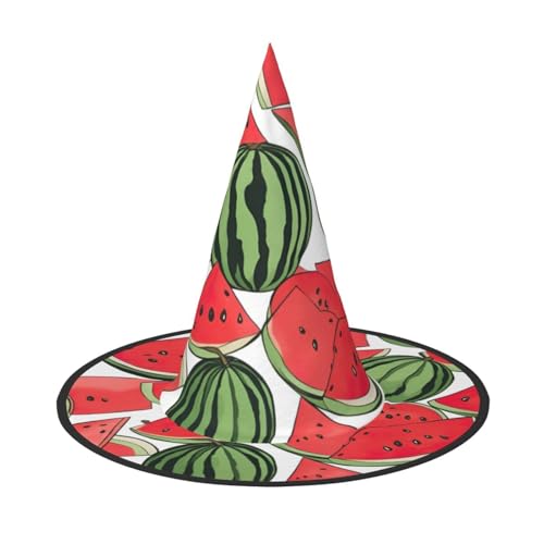 VPPUR Roter Wassermelonen-Druck, Zaubererhut, Erwachsene, Karneval, Halloween, Partyzubehör, Mottopartys, Cosplay VPPUR Roter Wassermelonen-Druck, Zaubererhut, Erwachsene, Karneval, Halloween, Partyzubehör, Mottopartys, Cosplay von VPPUR