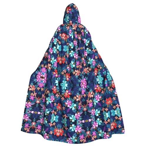 VPPUR Umhang mit Kapuze und Blumenmuster für Damen und Herren, Halloween, Cosplay, Karneval, Partys, Themenveranstaltungen VPPUR Umhang mit Kapuze und Blumenmuster für Damen und Herren, Halloween, Cosplay, Karneval, Partys, Themenveranstaltungen von VPPUR