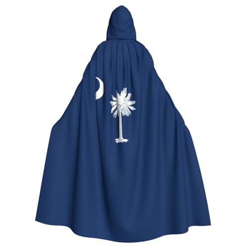 VPPUR Umhang mit South Carolina-Flagge, mit Kapuze, Anmut für Damen und Herren, Halloween, Cosplay, Karneval, Partys, Themenveranstaltungen VPPUR Umhang mit South Carolina-Flagge, mit Kapuze, Anmut für Damen und Herren, Halloween, Cosplay, Karneval, Partys, Themenveranstaltungen von VPPUR