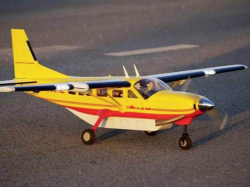 VQ Cessna 208 Grand Caravan Gelb RC Motorflugmodell ARF 1650mm von VQ