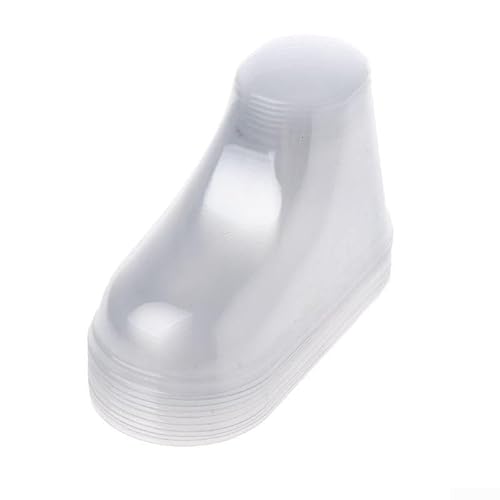 Zeigen Sie die Schuhe Ihres Babys mit diesen 10-fädigen, transparenten Kunststoff-Socken (10 Stück, 11 cm) von VRTYVEYBB
