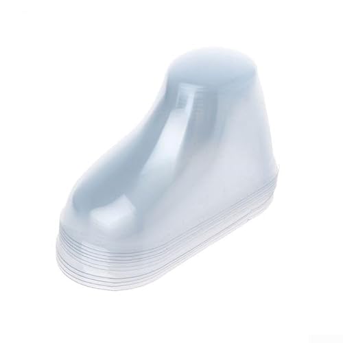 Zeigen Sie die Schuhe Ihres Babys mit diesen 10 transparenten Kunststoff-Socken (10 Stück, 8 cm) von VRTYVEYBB