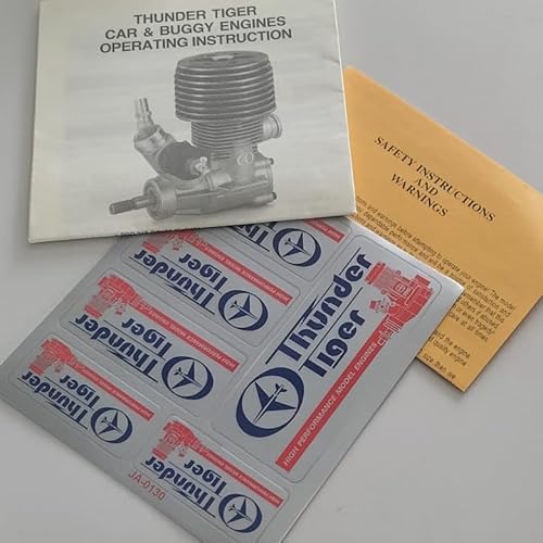 VRX Handbuch und Motoraufkleber dynamisches Modell RC JA-0130 von VRX