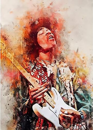 1000-teiliges Puzzle, Sänger, Gitarrist, J. Hendrix, Kunstposter, Puzzle, lustiges Spiel, Spielzeug für Erwachsene, Xy101Qw, 70 x 50 cm 1000-teiliges Puzzle, Sänger, Gitarrist, J. Hendrix, Kunstposter, Puzzle, lustiges Spiel, Spielzeug für Erwachsene, Xy101Qw, 70 x 50 cm von VRYOP