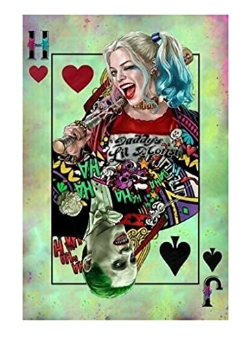1000-teiliges Puzzle mit Geschenkkarte, Joker und Harley Quinn, pädagogisches Spielzeug für Erwachsene, zum Entspannen, lustiges Familienspiel für Erwachsene Kinder, 70 x 50 cm 1000-teiliges Puzzle mit Geschenkkarte, Joker und Harley Quinn, pädagogisches Spielzeug für Erwachsene, zum Entspannen, lustiges Familienspiel für Erwachsene Kinder, 70 x 50 cm von VRYOP