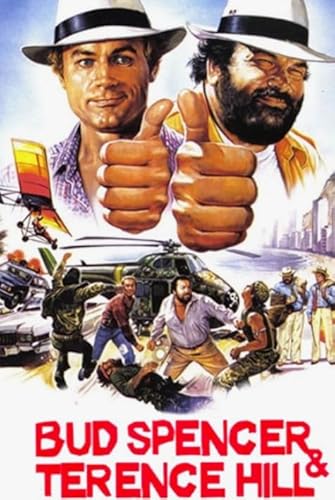 Bud Spencer und Terence Hill Vintage-Filmplakat-Puzzle 2000 Teile Dekompressionsspielzeug für Erwachsene Dc400Sp 100x70CM von VRYOP