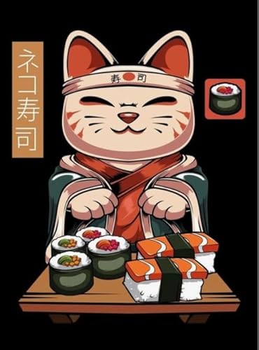 Das Puzzle Japanisches Katzenfutter Kunstbilder Puzzle für Erwachsene und Familien Lernspielzeug Xy433Qw 100 x70CM von VRYOP