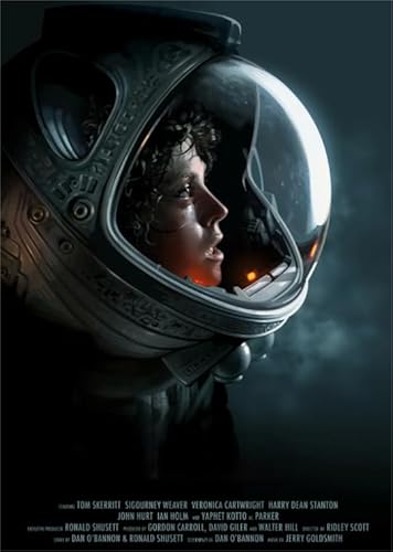 Ellen.Ripley Thriller Science Fiction Filmplakat Spielzeug für Erwachsene Dekompressionsspiel Vf123Np 1000 Teile 70x50CM von VRYOP