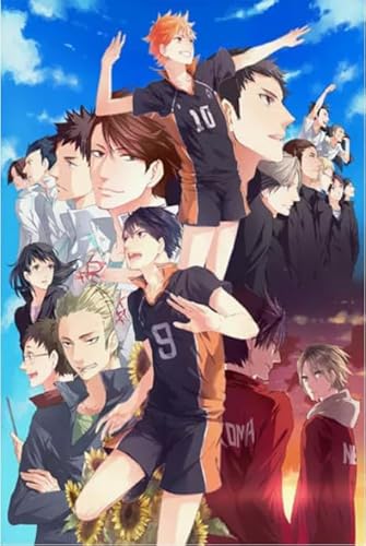Japanischer Anime Haikyuu!! Wandkunst-Poster, 1000 Teile Puzzle, Spielzeug für Erwachsene, Dekompressionsspiel, Gq67Zy, 50 x 70 cm Japanischer Anime Haikyuu!! Wandkunst-Poster, 1000 Teile Puzzle, Spielzeug für Erwachsene, Dekompressionsspiel, Gq67Zy, 50 x 70 cm von VRYOP