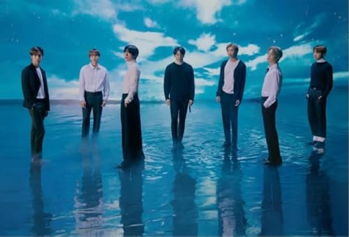 Koreanische Boyband Bang Bt.S Poster Puzzle 2000 Teile Puzzle für Erwachsene Familiendekompressionsspiele Xy38Qw 100x70CM von VRYOP