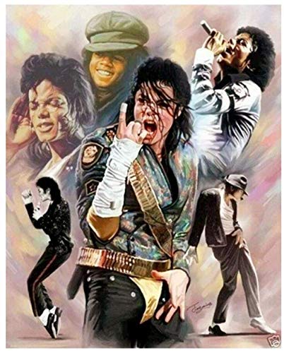 Man Michael Jackson Puzzlespiele Puzzle 1000 Teile für Erwachsene Spiele für Erwachsene Teenager und Kinder 38x26CM von VRYOP