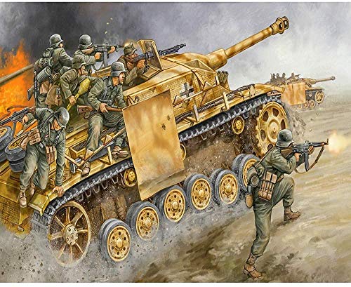 Panzer- und Soldaten-Puzzle 1000 Teile, Lernspiele für die ganze Familie, Gehirntraining, Geburtstagsgeschenk für Kinder, 70 x 50 cm Panzer- und Soldaten-Puzzle 1000 Teile, Lernspiele für die ganze Familie, Gehirntraining, Geburtstagsgeschenk für Kinder, 70 x 50 cm von VRYOP