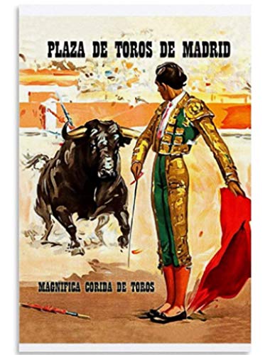 Plaza De Toros Madrid Stierkampf-Poster, dekoratives Leinwandbild, Wandkunst, Wohnzimmer-Poster, Xq284Zy, 40 x 60 cm, ohne Rahmen, 38 x 26 cm Plaza De Toros Madrid Stierkampf-Poster, dekoratives Leinwandbild, Wandkunst, Wohnzimmer-Poster, Xq284Zy, 40 x 60 cm, ohne Rahmen, 38 x 26 cm von VRYOP