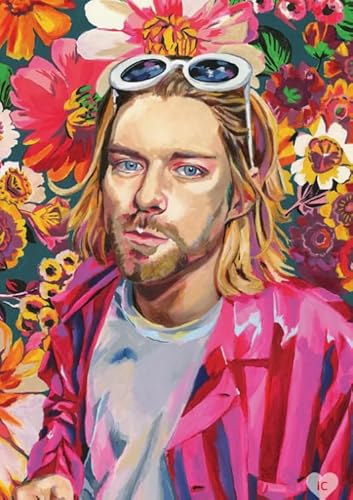 Puzzle 1000 Bilder von Sänger und Gitarrist Cobain für Erwachsene, Lernspielzeug, Puzzles, Xy493Qw, 70 x 50 cm Puzzle 1000 Bilder von Sänger und Gitarrist Cobain für Erwachsene, Lernspielzeug, Puzzles, Xy493Qw, 70 x 50 cm von VRYOP