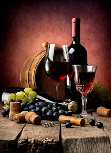 Puzzle 1000 Teile Bild Wein für Erwachsene Familienspiele Lernspielzeug Gq414Zy 38x26CM von VRYOP