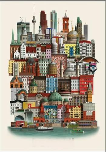 Puzzle 1000 Teile Deutschland Vintage Reisestadt Illustrationen Kunstposter für Erwachsene Dekompressionsspielzeug Xy151Qw 38x26CM Puzzle 1000 Teile Deutschland Vintage Reisestadt Illustrationen Kunstposter für Erwachsene Dekompressionsspielzeug Xy151Qw 38x26CM von VRYOP