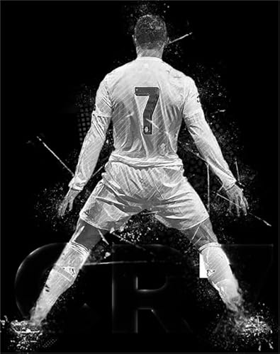 Puzzle 1000 Teile Fußballspieler 7 Poster Dekompressionsspiel Für Erwachsene Spielzeug Xy275Qw 52x38CM von VRYOP