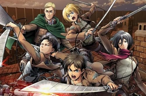 Puzzle 1000 Teile Japanischer Anime Eren.Jaeger Wandkunst Poster Holz Spielzeug für Erwachsene Dekompressionsspiel Xy126Qw 70x50CM Puzzle 1000 Teile Japanischer Anime Eren.Jaeger Wandkunst Poster Holz Spielzeug für Erwachsene Dekompressionsspiel Xy126Qw 70x50CM von VRYOP