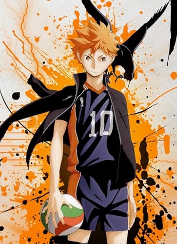 Puzzle 1000 Teile Japanischer Anime Haikyuu!! Bilder Spielzeug für Erwachsene Dekompressionsspiel Xy512Qw 70x50CM von VRYOP