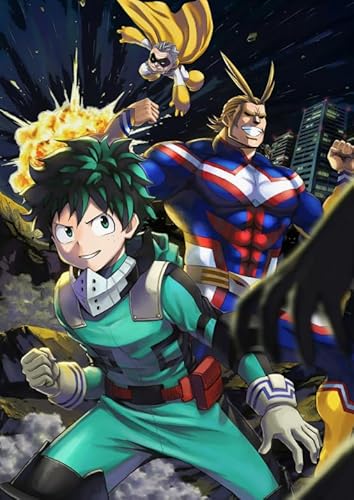 Puzzle 1000 Teile Japanischer Anime My Midoriya Bilder Puzzles Lernspielzeug für Erwachsene Xy659Qw 70x50CM von VRYOP