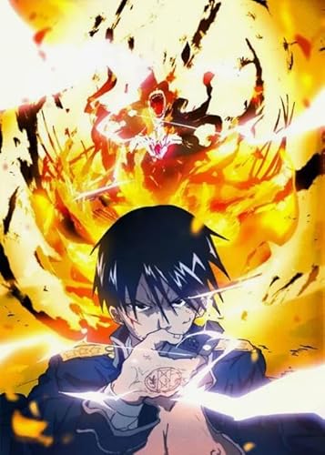 Puzzle 1000 Teile Japanisches Anime Fullmetal Poster Puzzle Für Erwachsene Und Familien Lernspielzeug Qp46Ws 38x26CM von VRYOP