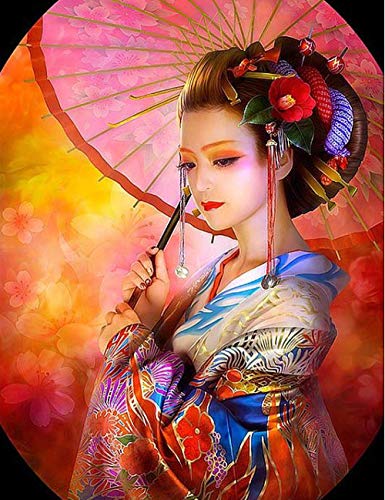 Puzzle 1000 Teile - Japanisches Geisha-Puzzle, großes Puzzlespiel für Erwachsene und Jugendliche, Kinder, 38 x 26 cm Puzzle 1000 Teile - Japanisches Geisha-Puzzle, großes Puzzlespiel für Erwachsene und Jugendliche, Kinder, 38 x 26 cm von VRYOP