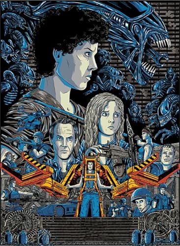 Puzzle 1000 Teile Klassische Horrorfilme Action-Thriller Filmplakat Puzzles Lernspielzeug für Erwachsene Gq692Zy 38x26CM von VRYOP