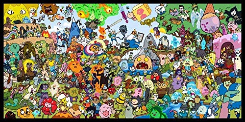 Puzzle 1000 Teile für Erwachsene Adventure Time, pädagogisches, intellektuelles, entspannendes Spielzeug, lustiges Familienspiel für Kinder und Erwachsene, 70 x 50 cm Puzzle 1000 Teile für Erwachsene Adventure Time, pädagogisches, intellektuelles, entspannendes Spielzeug, lustiges Familienspiel für Kinder und Erwachsene, 70 x 50 cm von VRYOP