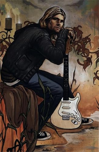 Puzzle 2000 Sänger Gitarrist Cobain Bilder für Erwachsene Lernspielzeug Puzzles Xy492Qw 100x70CM von VRYOP