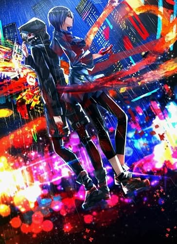 Puzzle 2000 Teile, Japanisches Anime-Poster „Tokyo Ken Kaneki“, lustiges Puzzlespielzeug für Erwachsene, Gq274Zy, 70 x 100 cm von VRYOP