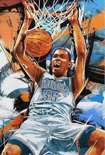 Puzzle 2000 Teile Basketballspieler Kdurant Poster für Erwachsene Lernspielzeug Puzzles Gq469Zy 70x100CM von VRYOP