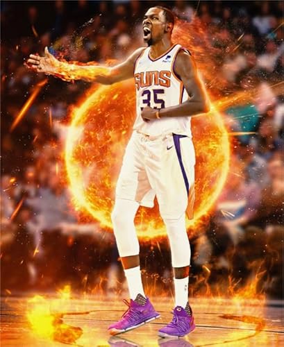Puzzle 2000 Teile Basketballspieler Kdurant Poster für Erwachsene Lernspielzeug Puzzles Gq470Zy 70x100CM von VRYOP