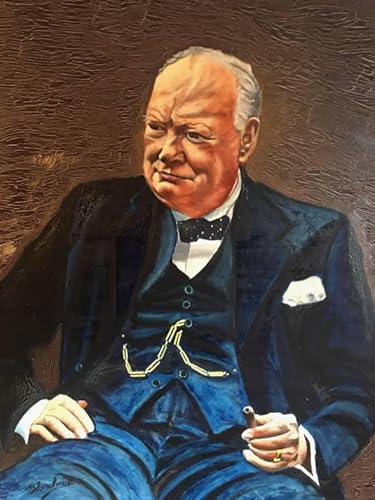 Puzzle 2000 Teile Politiker Churchills Poster Puzzles Lernspielzeug für Erwachsene Xy282Qw 100x70CM von VRYOP