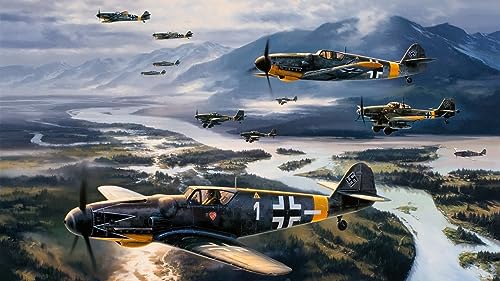 Puzzle für Erwachsene, 1000 Teile, Flugzeug, Bomber, Jagdflugzeug aus dem Zweiten Weltkrieg, Propellerflugzeug, das am Himmel patrouilliert, 70 x 50 cm Puzzle für Erwachsene, 1000 Teile, Flugzeug, Bomber, Jagdflugzeug aus dem Zweiten Weltkrieg, Propellerflugzeug, das am Himmel patrouilliert, 70 x 50 cm von VRYOP