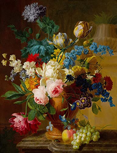 Puzzle für Erwachsene 1000 Stück Stillleben Tischblumenstrauß 70x50CM von VRYOP