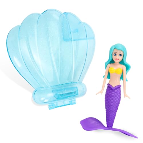 VReder Meerjungfrauen Pool Tauchen Spielzeug, Tauchen Meerjungfrauen Schwimmbad Zubehör Kinderspielzeug, Unterwasser-Pool Training kleine Meerjungfrau Sommer Party (Blaue transparente Schachtel Lila) VReder Meerjungfrauen Pool Tauchen Spielzeug, Tauchen Meerjungfrauen Schwimmbad Zubehör Kinderspielzeug, Unterwasser-Pool Training kleine Meerjungfrau Sommer Party (Blaue transparente Schachtel Lila) von VReder